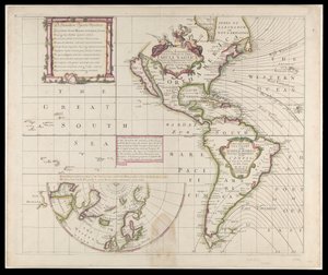 Nouvelle et correcte carte marine du monde entier montrant les variations de la boussole telles qu