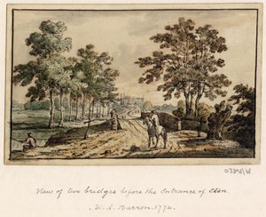 Une série de croquis, vues en Grande-Bretagne, sur le Continent et en Amérique 1772-1778 - British School