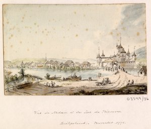 Une série de croquis, vues en Grande-Bretagne, sur le continent et en Amérique 1772-1778 - British School
