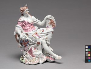 Britannia, Manufacture de porcelaine de Longton Hall, vers 1756 - British School