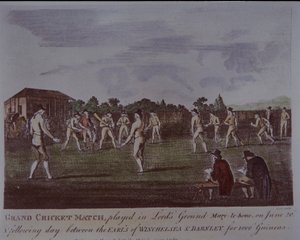 Match de cricket à Lord