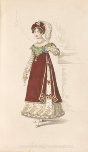 Costume danois porté à la fête du prince régent - British School