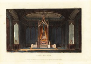 Conception pour une chambre gothique - British School