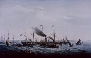 Paquebot Great Western, conçu par Brunel, achevé à Bristol en 1837 - British School