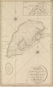 Carte améliorée de Heather des Bermudes avec un encart de 