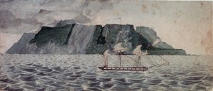 Île de Tristan da Cunha, vers 1825 - British School