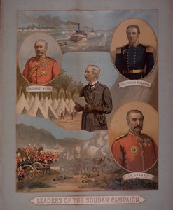 Chefs de la campagne du Soudan 1884-5 - British School