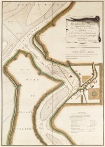 Carte de la rivière Hoogly, vers 1777