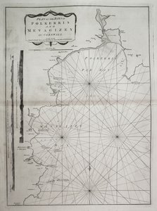Plan des baies de Polkerris et Mevagizey en Cornouailles - British School