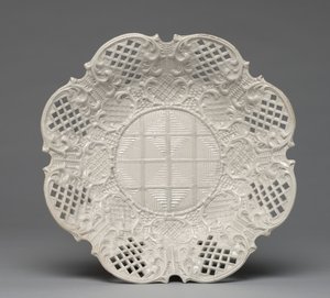 Assiette, manufacture Staffordshire Factory, Angleterre, c.1760 - British School