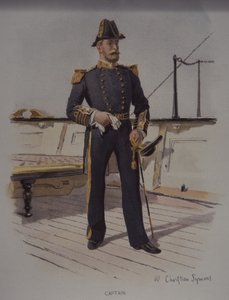 Capitaine de la Royal Navy, fin du 19e siècle