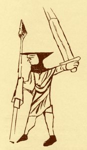Soldat écossais à pied sous le règne d