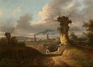 Les anciennes verreries, Nailsea, vers 1810