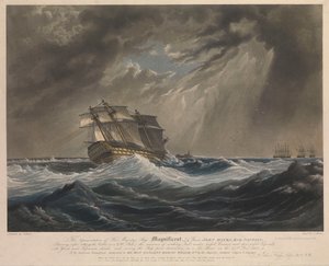 Cette représentation du navire de Sa Majesté 