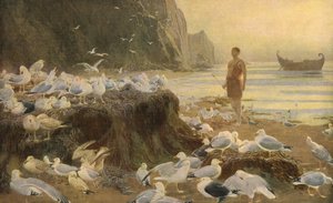 Un vagabond du vieux monde, 1887, vers 1930 - Briton Riviere