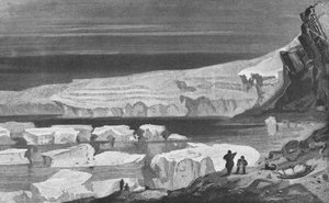 Le Grand Glacier Humboldt, baie de Peabody, 1855, 1928 - Briton Riviere