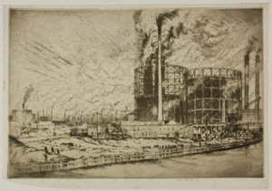 Chicago - Gas Tank Town, 29e rue et River