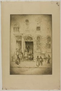 Chicago - Petite Italie, Grand Avenue - Bror Julius Olsson Nordfeldt