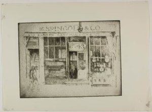 Chicago - Le prêteur sur gages - Bror Julius Olsson Nordfeldt