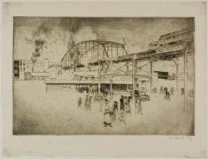 Chicago - Woodlawn, 63e rue et Jackson Park - Bror Julius Olsson Nordfeldt