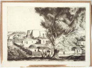 Ranchos de Taos - Bror Julius Olsson Nordfeldt