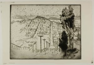 Colline du Télégraphe - Bror Julius Olsson Nordfeldt