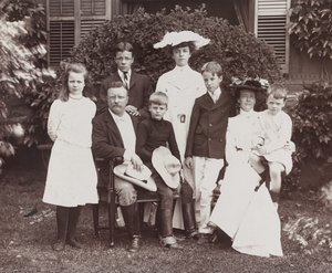 Le Président Theodore Roosevelt, sa femme Edith et leur famille - Brothers Pach