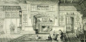 Cheminée de salle à manger, de 