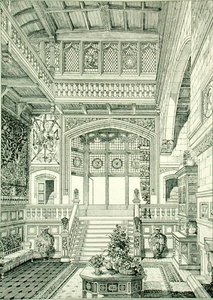 Hall et escalier, de 
