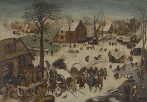Le Recensement à Bethléem Le dénombrement à Bethléem, 1566 - Bruegel