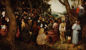 Le Sermon de Saint Jean-Baptiste - Bruegel