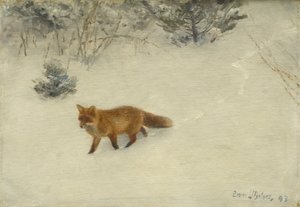 Le Renard, 1893 - Bruno Andreas Liljefors