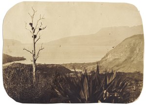 Lac et mont Tarawera depuis Te Wairoa