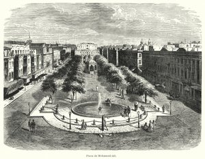 Place Mohammed Ali, Alexandrie, Égypte - Bruno Heinrich Strassberger