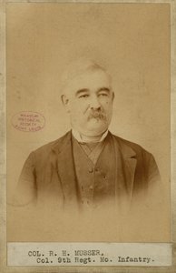 Richard H. Musser, colonel, 9e Infanterie du Missouri (Confédéré) - Brunswick J. Sharer