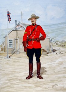 Caporal de la Police montée du Nord-Ouest en 1905