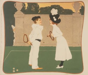 Rencontre sur le court de tennis - Brynolf Wennerberg