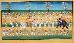 Manuscrit pliant - Burmese School
