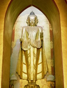 Bouddha debout (or)
