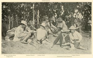 Conférence après la bataille des Rough Riders, guerre hispano-américaine, juin 1898, 1899 - Burr McIntosh