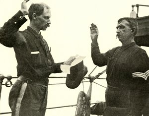 Lieutenant Lewis réenrôlant Thomas Dixon, guerre hispano-américaine, 19 juin 1898, 1899 - Burr McIntosh