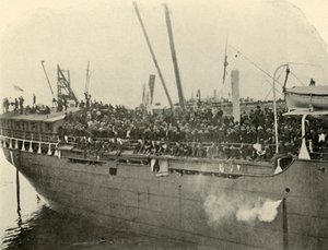 Matteawan Docking, après-midi du 9 juin, guerre hispano-américaine, 1898, 1899 - Burr McIntosh