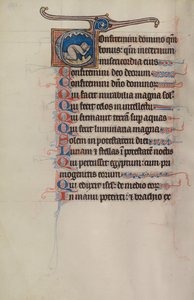 Initiale C : Un homme en train de prier - Bute Master