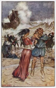 Illustration pour The Cloister and The Hearth de Charles Reade - Byam (after) Shaw