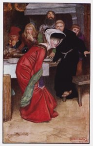 Illustration pour The Cloister and The Hearth de Charles Reade - Byam (after) Shaw