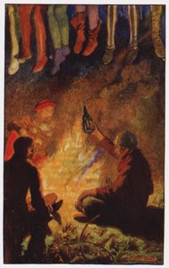 Illustration pour The Cloister and The Hearth de Charles Reade - Byam (after) Shaw