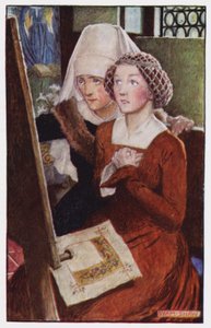 Illustration pour Le Cloître et le Foyer de Charles Reade - Byam (after) Shaw