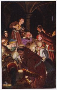 Illustration pour Le Cloître et le Foyer de Charles Reade - Byam (after) Shaw