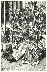 Illustration pour Le Cloître et le Foyer de Charles Reade - Byam (after) Shaw
