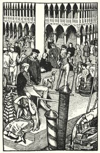 Illustration pour The Cloister and The Hearth par Charles Reade (lithographie) - Byam (after) Shaw